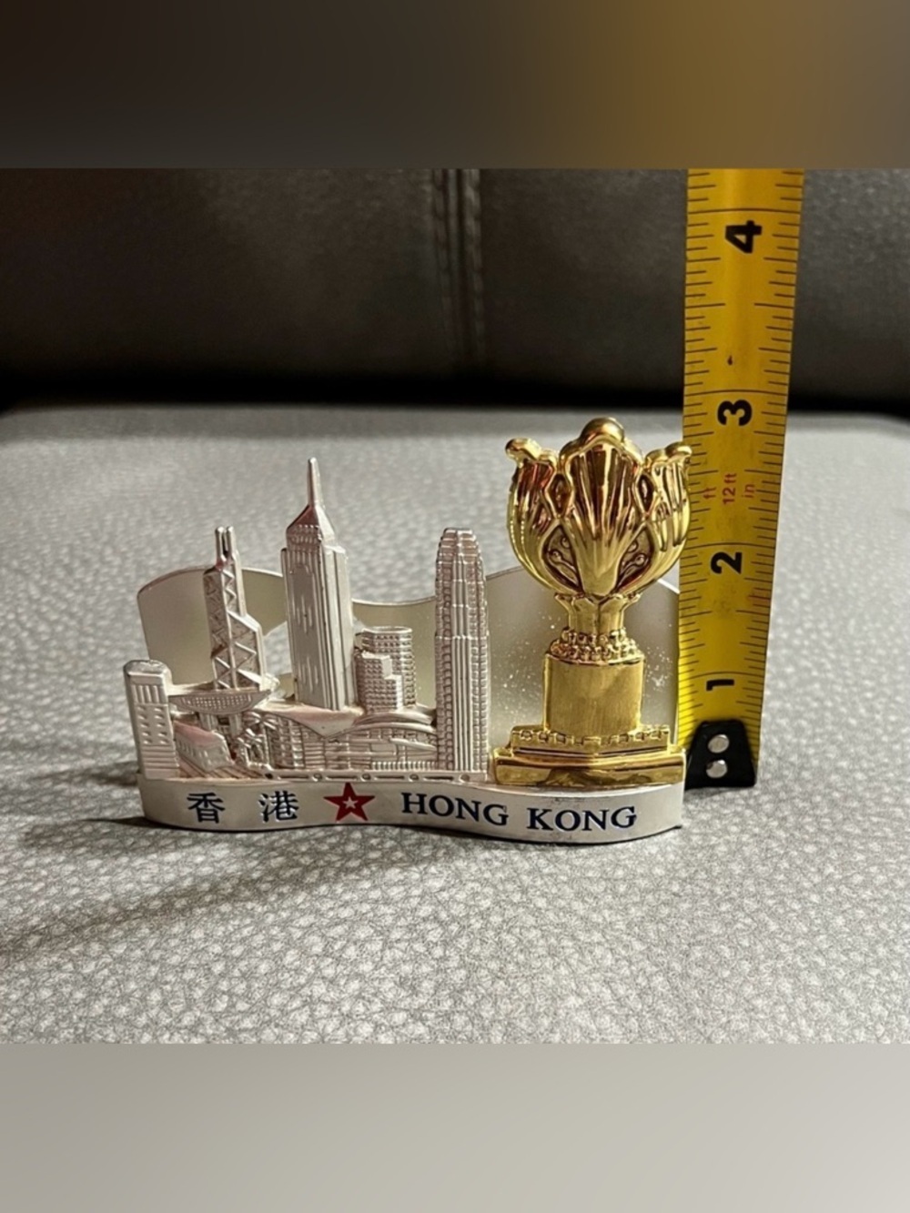 HONG KONG Souvenir DESKTOP BUSINESS CARD/LETTER HOLDER IOB - Picture 5 of 7